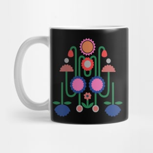 Colorful summer time flowers for nature lovers traveling hiking camping Mug